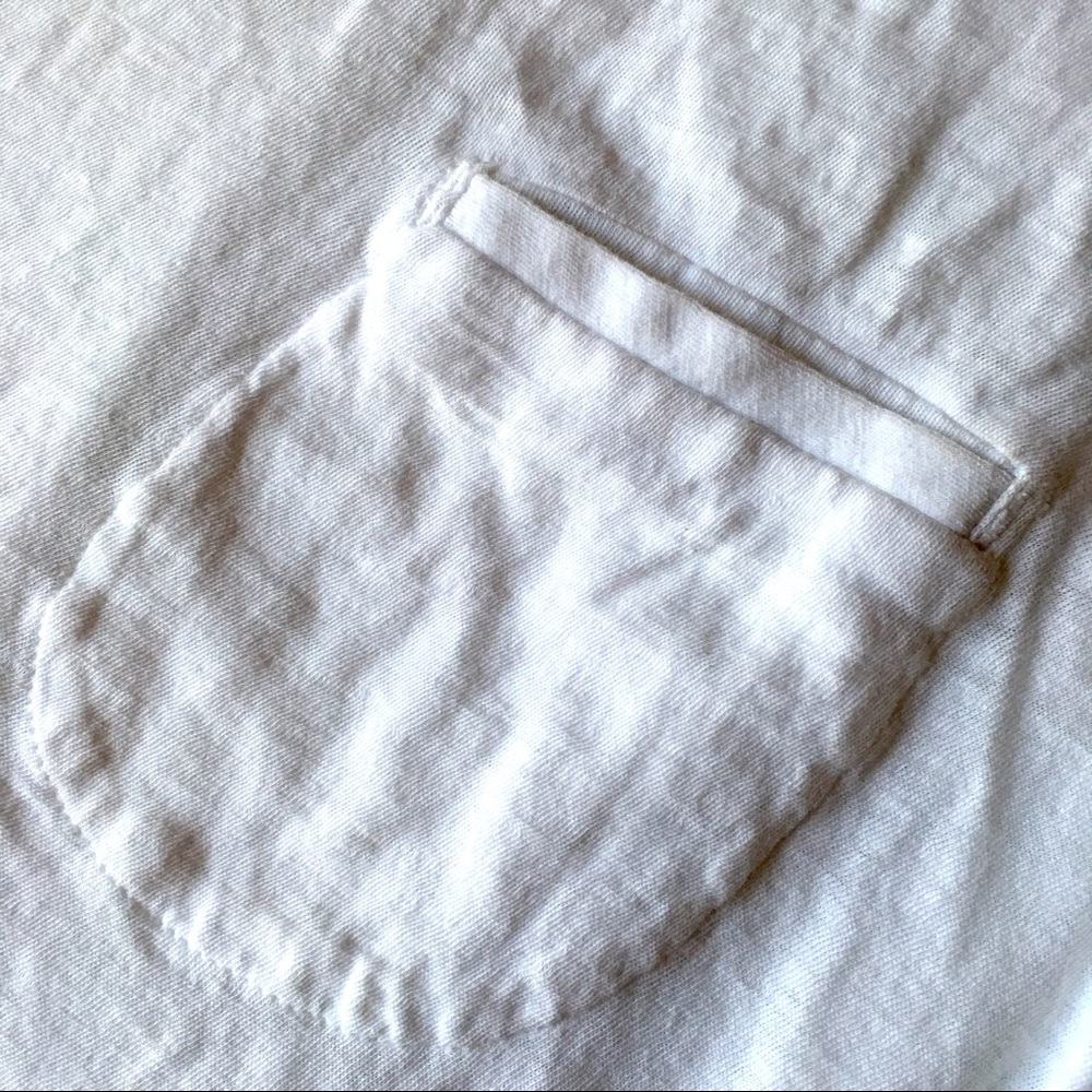 {Theory} Crisp 100% Peruvian Cotton Drape Tank Top - Picture 4 of 8